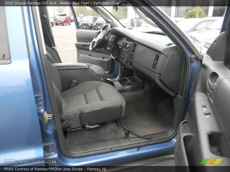 Atlantic Blue Pearl / Dark Slate Gray 2002 Dodge Durango SXT 4x4