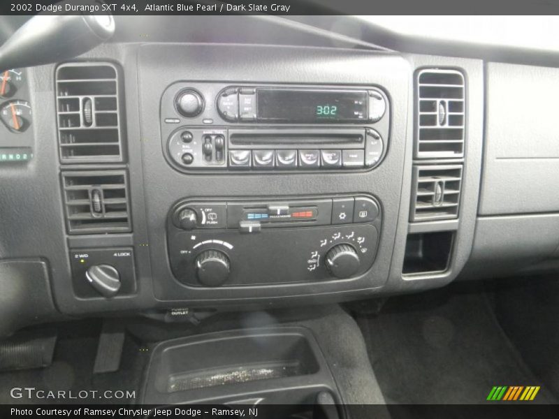 Atlantic Blue Pearl / Dark Slate Gray 2002 Dodge Durango SXT 4x4