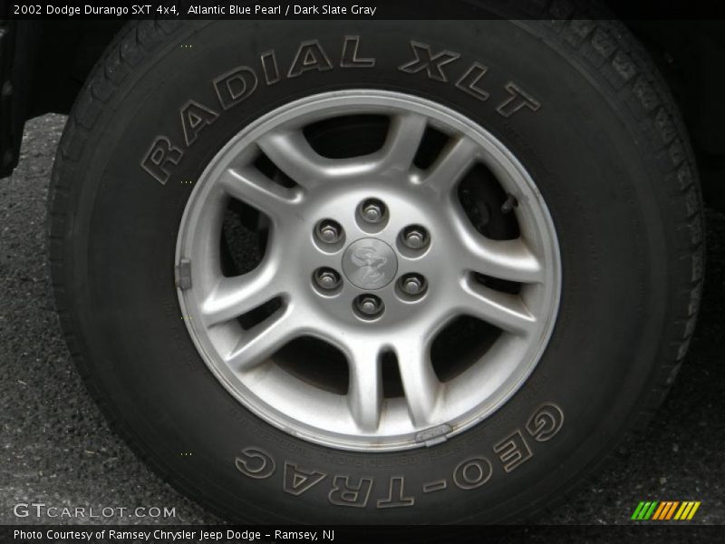Atlantic Blue Pearl / Dark Slate Gray 2002 Dodge Durango SXT 4x4