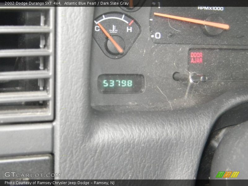 Atlantic Blue Pearl / Dark Slate Gray 2002 Dodge Durango SXT 4x4