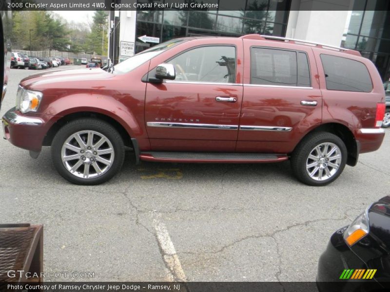 Cognac Crystal Pearl / Light Graystone 2008 Chrysler Aspen Limited 4WD