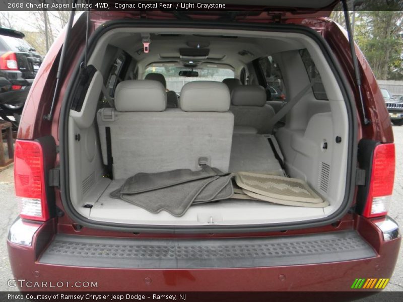 Cognac Crystal Pearl / Light Graystone 2008 Chrysler Aspen Limited 4WD