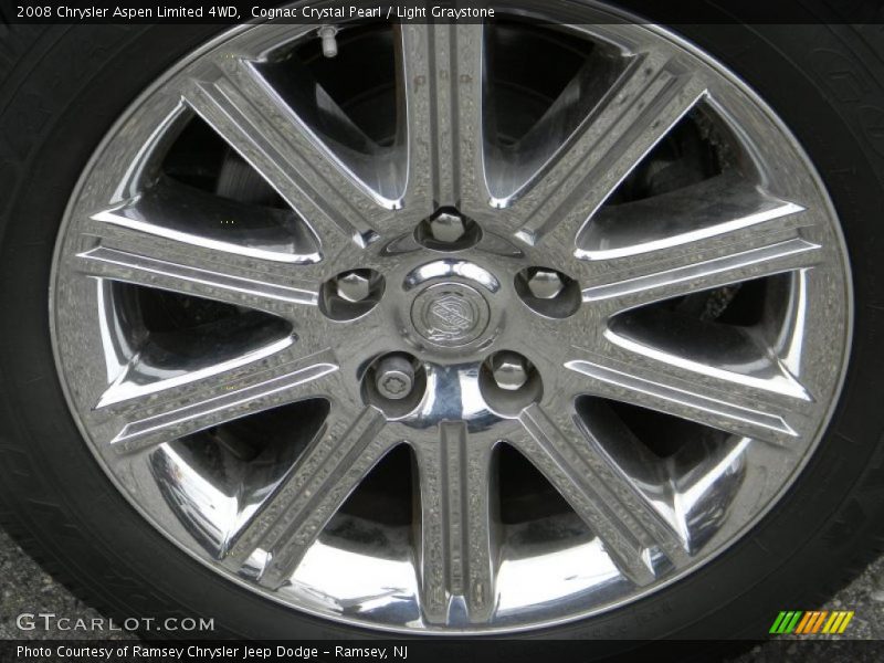 Cognac Crystal Pearl / Light Graystone 2008 Chrysler Aspen Limited 4WD