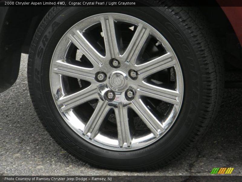 Cognac Crystal Pearl / Light Graystone 2008 Chrysler Aspen Limited 4WD