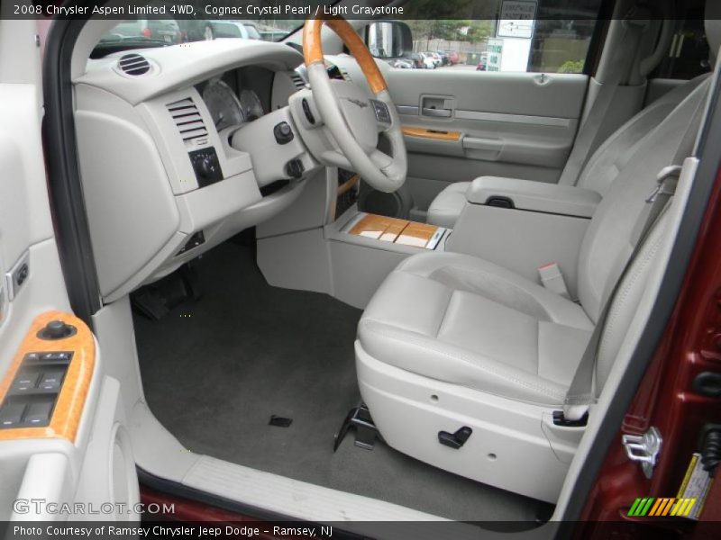 Cognac Crystal Pearl / Light Graystone 2008 Chrysler Aspen Limited 4WD