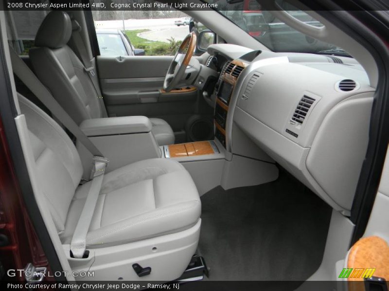 Cognac Crystal Pearl / Light Graystone 2008 Chrysler Aspen Limited 4WD