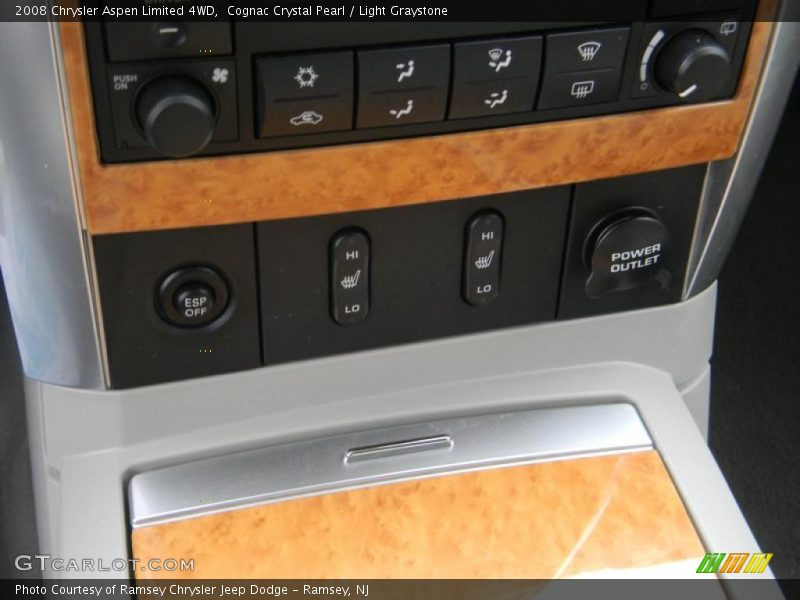 Cognac Crystal Pearl / Light Graystone 2008 Chrysler Aspen Limited 4WD