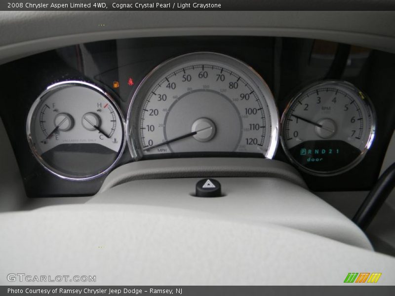 Cognac Crystal Pearl / Light Graystone 2008 Chrysler Aspen Limited 4WD