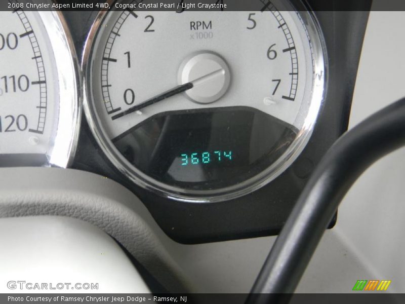 Cognac Crystal Pearl / Light Graystone 2008 Chrysler Aspen Limited 4WD