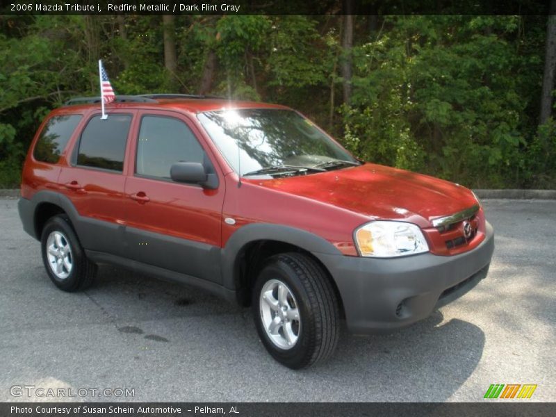 Redfire Metallic / Dark Flint Gray 2006 Mazda Tribute i