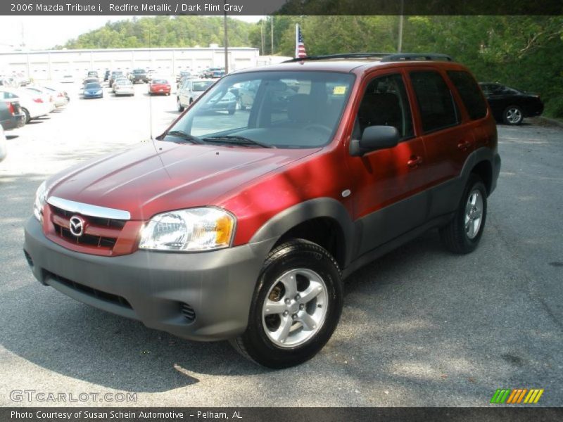 Redfire Metallic / Dark Flint Gray 2006 Mazda Tribute i