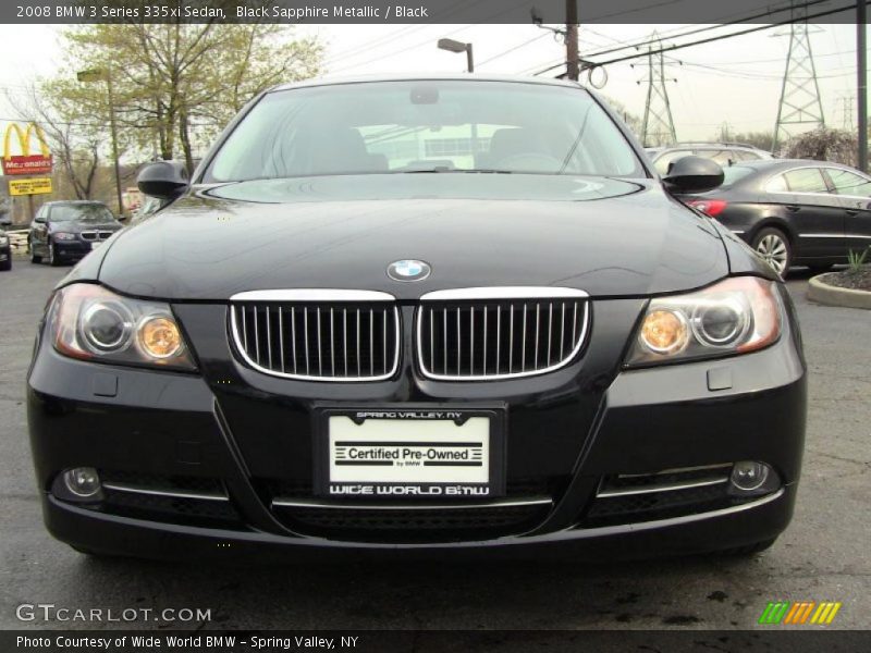 Black Sapphire Metallic / Black 2008 BMW 3 Series 335xi Sedan