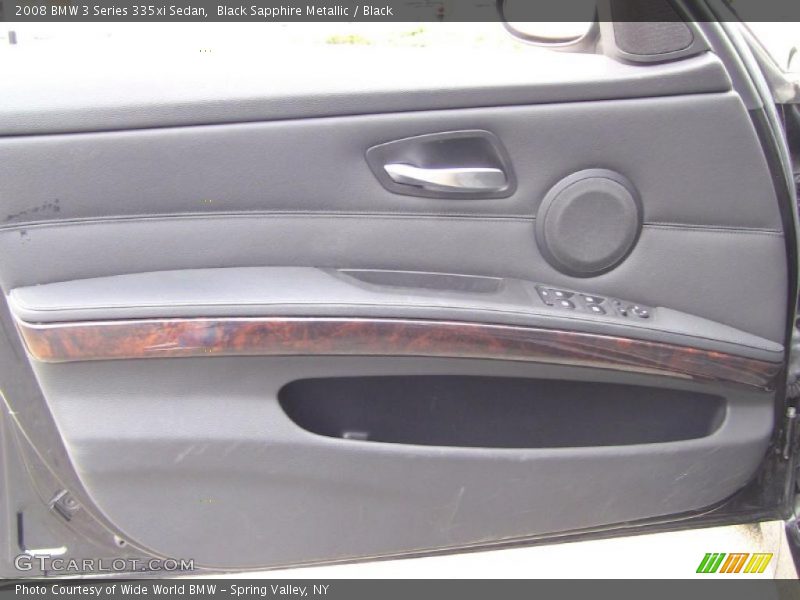 Black Sapphire Metallic / Black 2008 BMW 3 Series 335xi Sedan