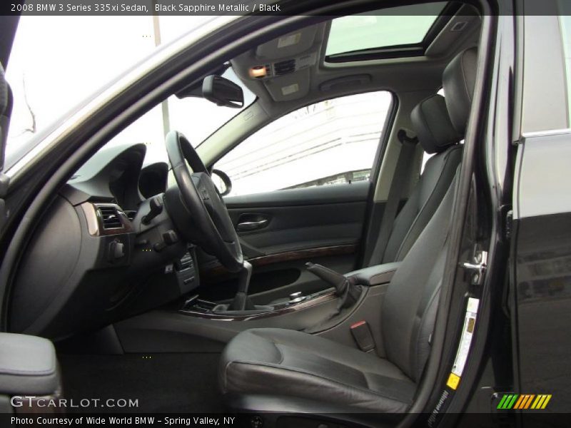 Black Sapphire Metallic / Black 2008 BMW 3 Series 335xi Sedan