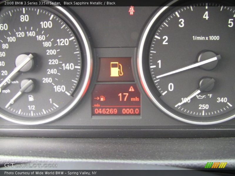 Black Sapphire Metallic / Black 2008 BMW 3 Series 335xi Sedan