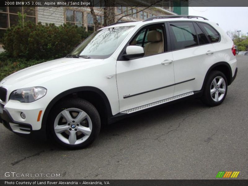 Alpine White / Sand Beige 2008 BMW X5 3.0si