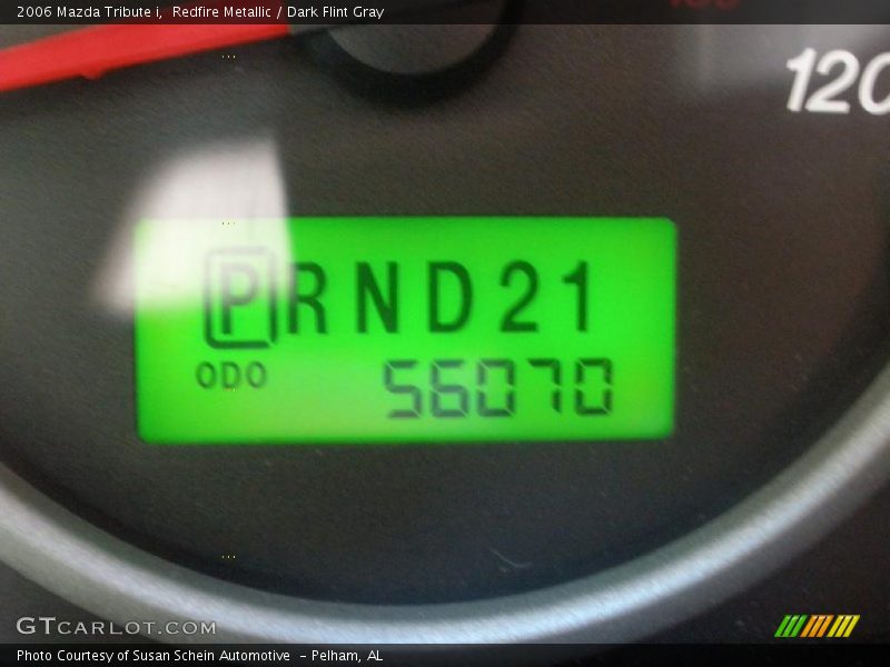 Redfire Metallic / Dark Flint Gray 2006 Mazda Tribute i