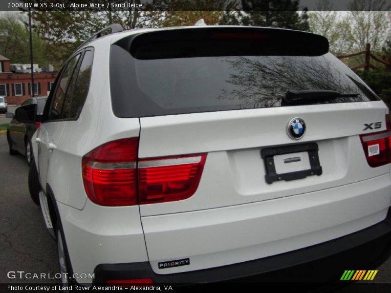 Alpine White / Sand Beige 2008 BMW X5 3.0si