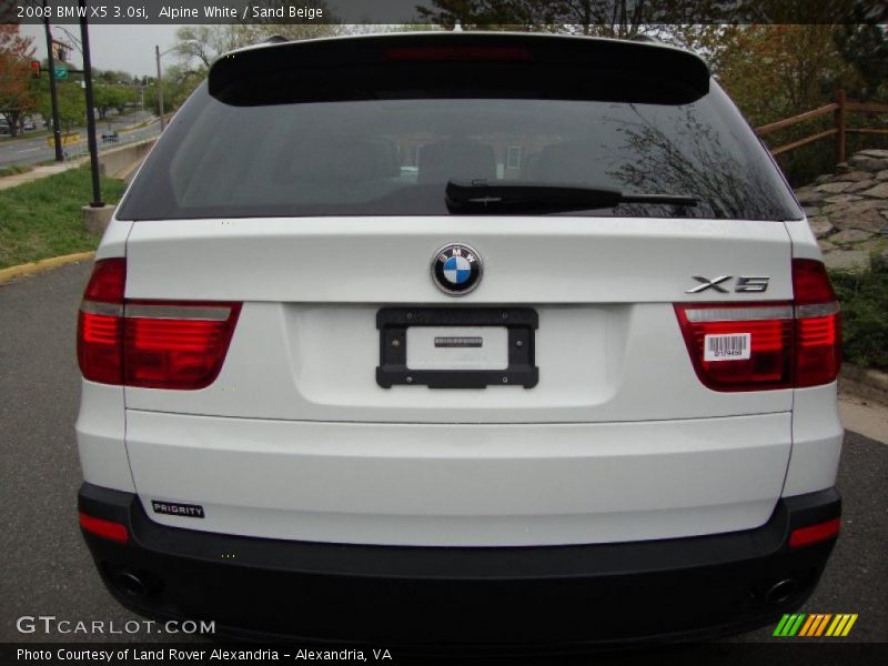 Alpine White / Sand Beige 2008 BMW X5 3.0si