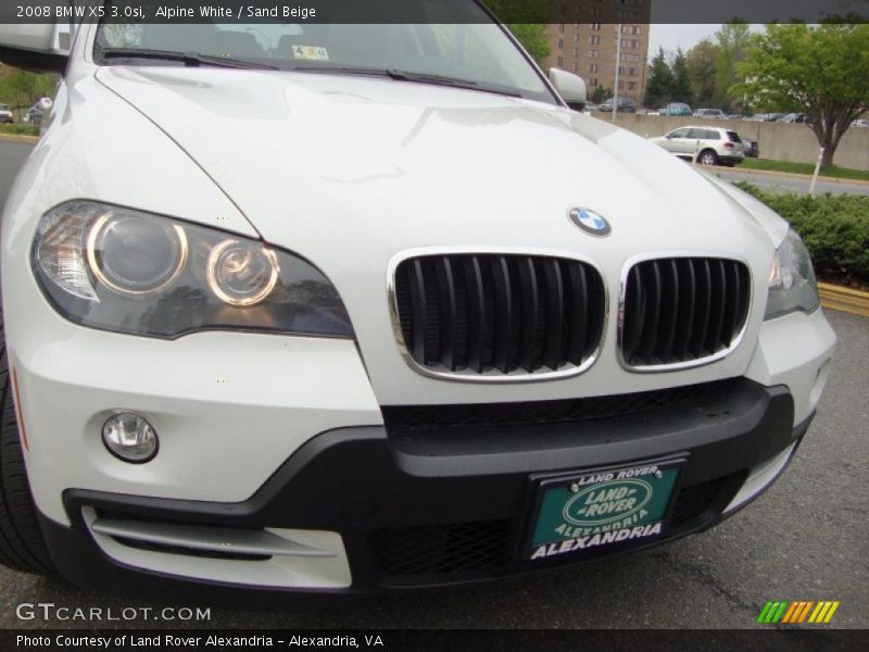 Alpine White / Sand Beige 2008 BMW X5 3.0si
