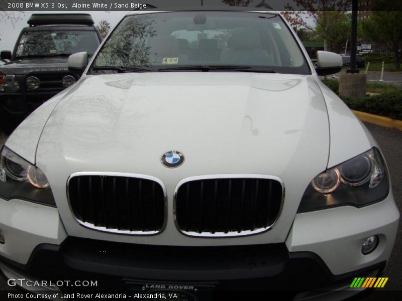 Alpine White / Sand Beige 2008 BMW X5 3.0si