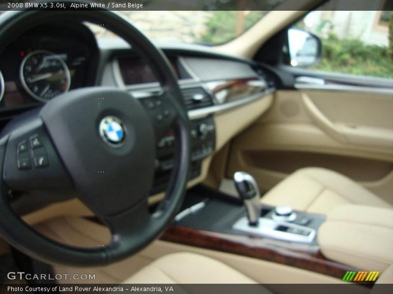 Alpine White / Sand Beige 2008 BMW X5 3.0si