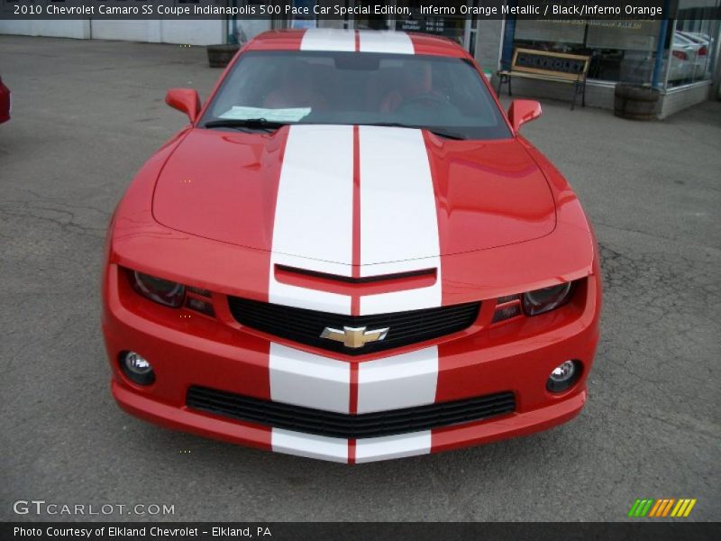  2010 Camaro SS Coupe Indianapolis 500 Pace Car Special Edition Inferno Orange Metallic