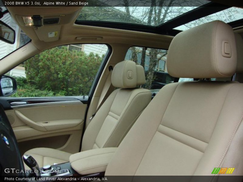 Alpine White / Sand Beige 2008 BMW X5 3.0si
