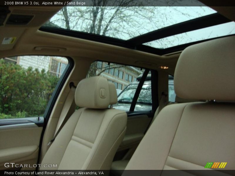 Alpine White / Sand Beige 2008 BMW X5 3.0si