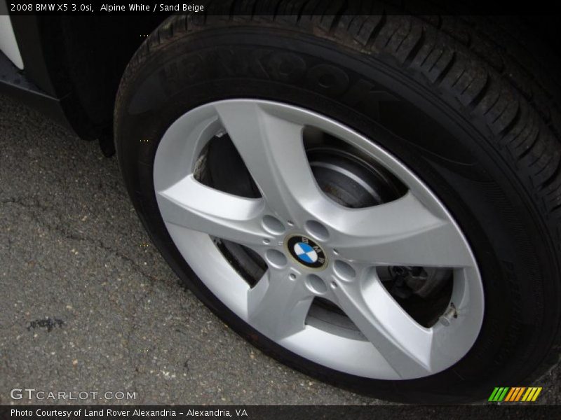 Alpine White / Sand Beige 2008 BMW X5 3.0si