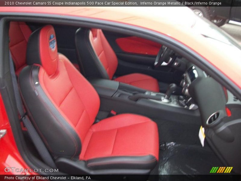  2010 Camaro SS Coupe Indianapolis 500 Pace Car Special Edition Black/Inferno Orange Interior