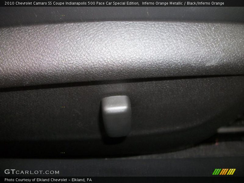 Inferno Orange Metallic / Black/Inferno Orange 2010 Chevrolet Camaro SS Coupe Indianapolis 500 Pace Car Special Edition