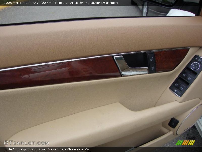 Arctic White / Savanna/Cashmere 2008 Mercedes-Benz C 300 4Matic Luxury