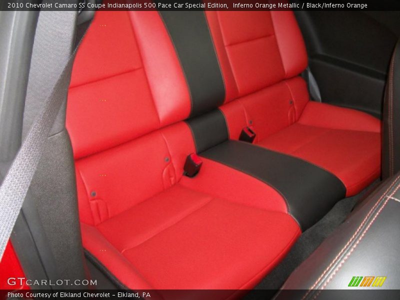 Inferno Orange Metallic / Black/Inferno Orange 2010 Chevrolet Camaro SS Coupe Indianapolis 500 Pace Car Special Edition