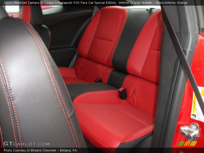 Inferno Orange Metallic / Black/Inferno Orange 2010 Chevrolet Camaro SS Coupe Indianapolis 500 Pace Car Special Edition