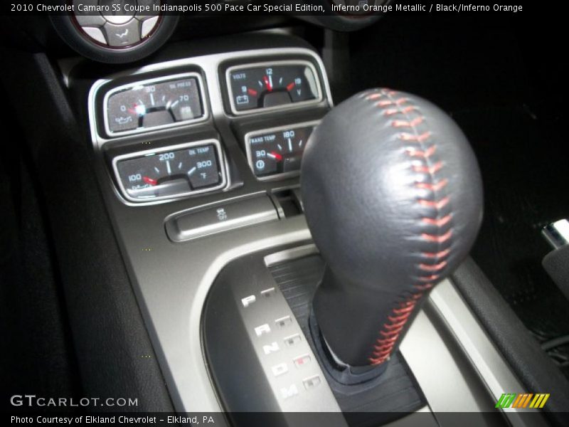  2010 Camaro SS Coupe Indianapolis 500 Pace Car Special Edition 6 Speed TAPshift Automatic Shifter
