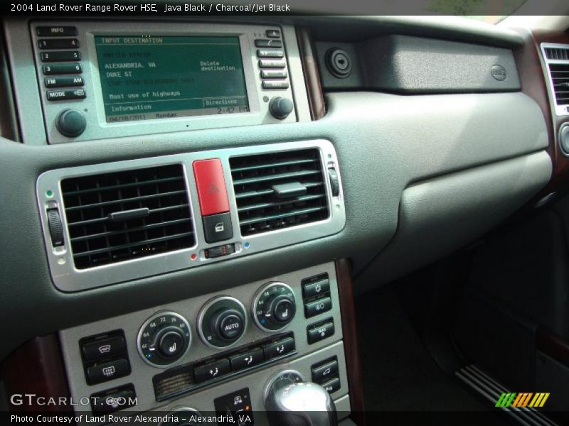 Java Black / Charcoal/Jet Black 2004 Land Rover Range Rover HSE