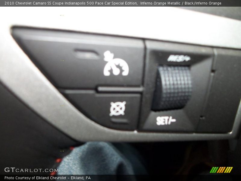 Inferno Orange Metallic / Black/Inferno Orange 2010 Chevrolet Camaro SS Coupe Indianapolis 500 Pace Car Special Edition