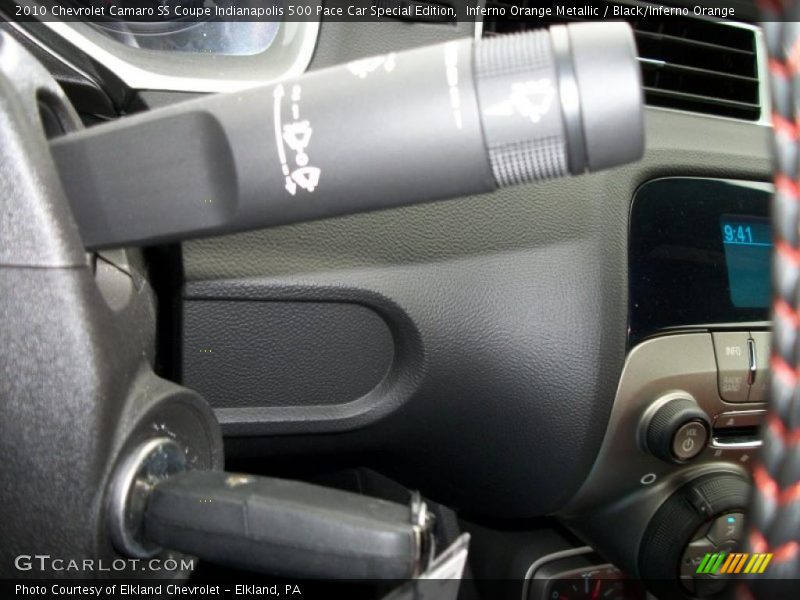 Controls of 2010 Camaro SS Coupe Indianapolis 500 Pace Car Special Edition