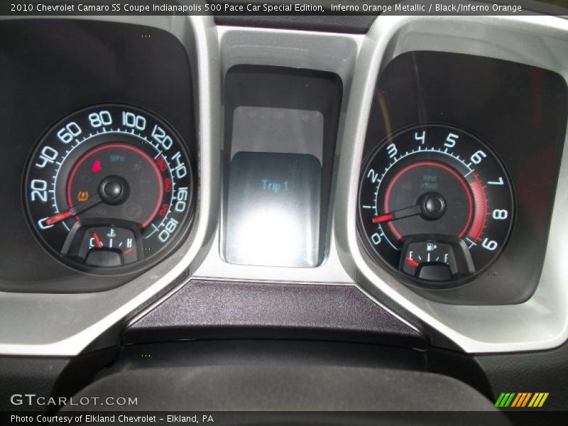  2010 Camaro SS Coupe Indianapolis 500 Pace Car Special Edition SS Coupe Indianapolis 500 Pace Car Special Edition Gauges