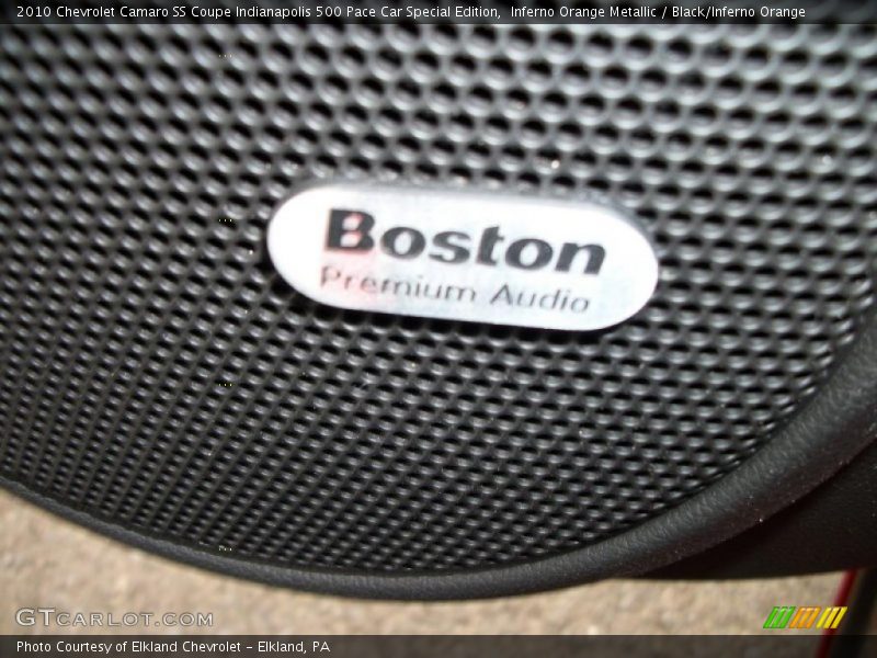 Inferno Orange Metallic / Black/Inferno Orange 2010 Chevrolet Camaro SS Coupe Indianapolis 500 Pace Car Special Edition