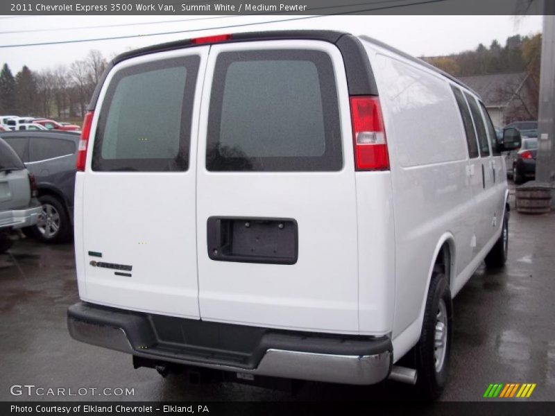 Summit White / Medium Pewter 2011 Chevrolet Express 3500 Work Van