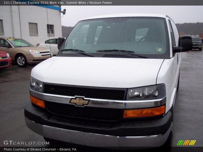 Summit White / Medium Pewter 2011 Chevrolet Express 3500 Work Van