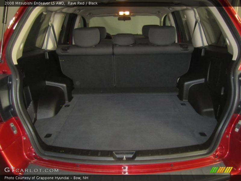 Rave Red / Black 2008 Mitsubishi Endeavor LS AWD