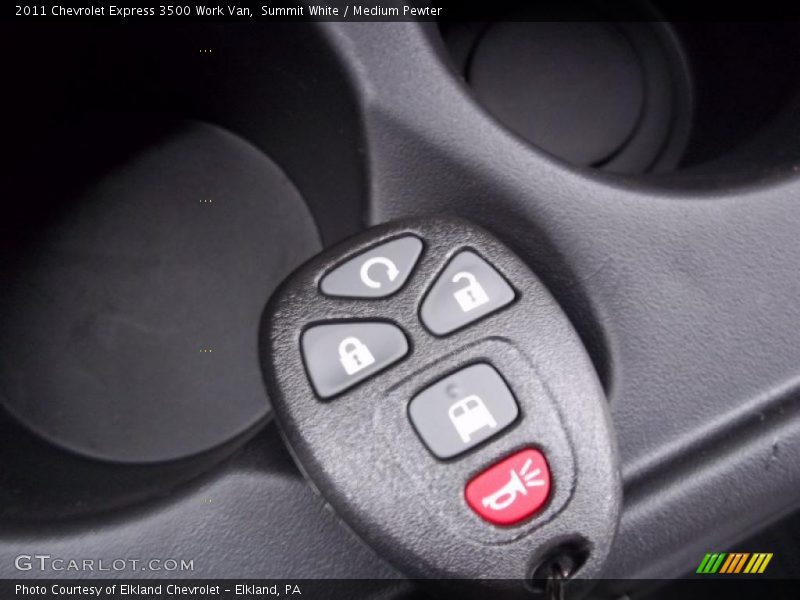 Summit White / Medium Pewter 2011 Chevrolet Express 3500 Work Van