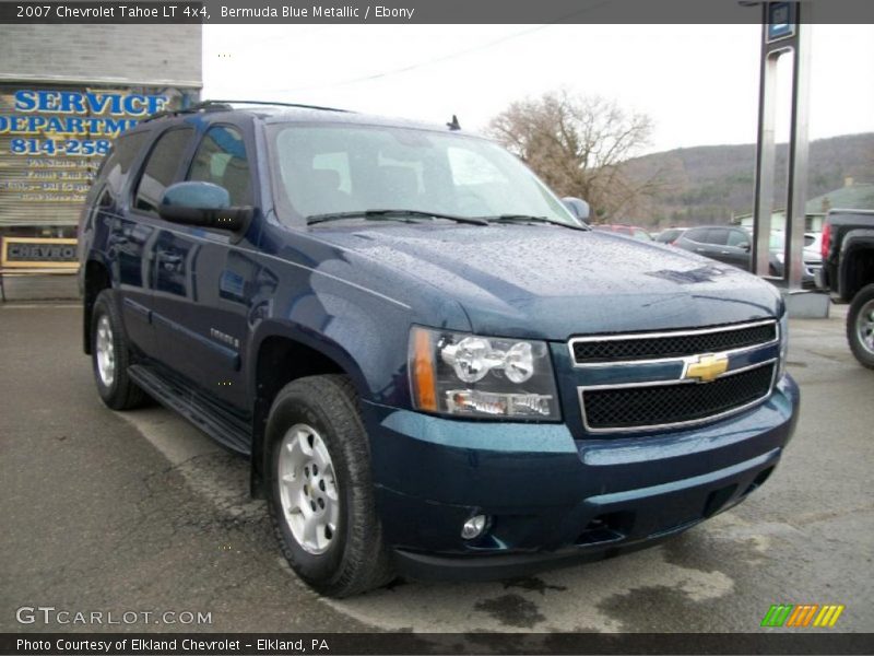 Bermuda Blue Metallic / Ebony 2007 Chevrolet Tahoe LT 4x4