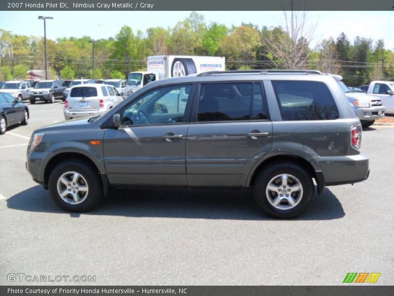 Nimbus Gray Metallic / Gray 2007 Honda Pilot EX