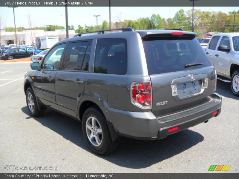 Nimbus Gray Metallic / Gray 2007 Honda Pilot EX