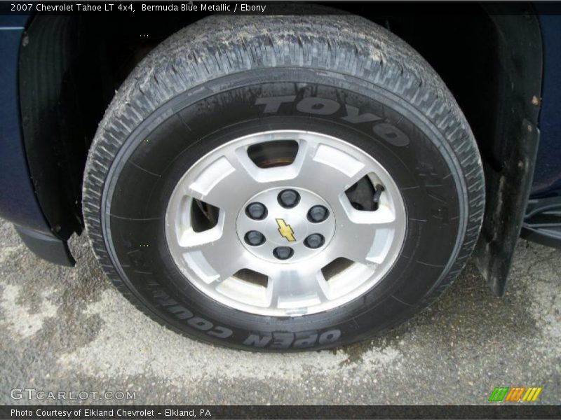 Bermuda Blue Metallic / Ebony 2007 Chevrolet Tahoe LT 4x4