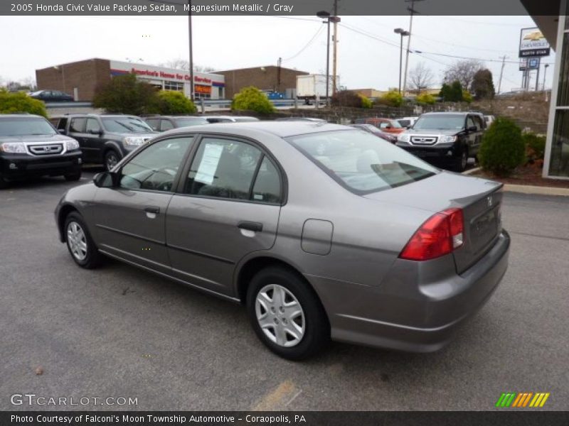 Magnesium Metallic / Gray 2005 Honda Civic Value Package Sedan